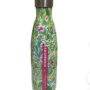 Starbucks 2017 X Lily Pulitzer X S'well Palm Beach Jungle 17oz Water Bottle